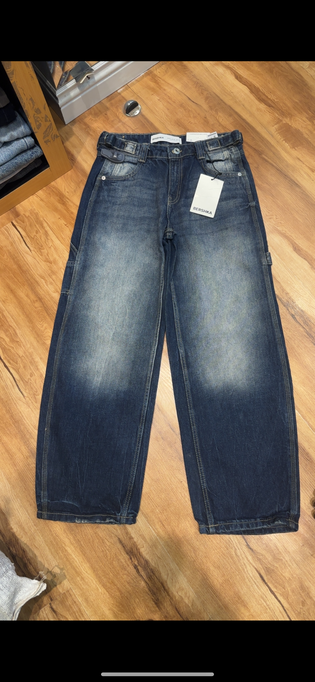 BARASHKA DIRTY NEAVY BLUE JEANS