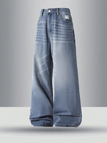 ICE BLUE WASED JEANS