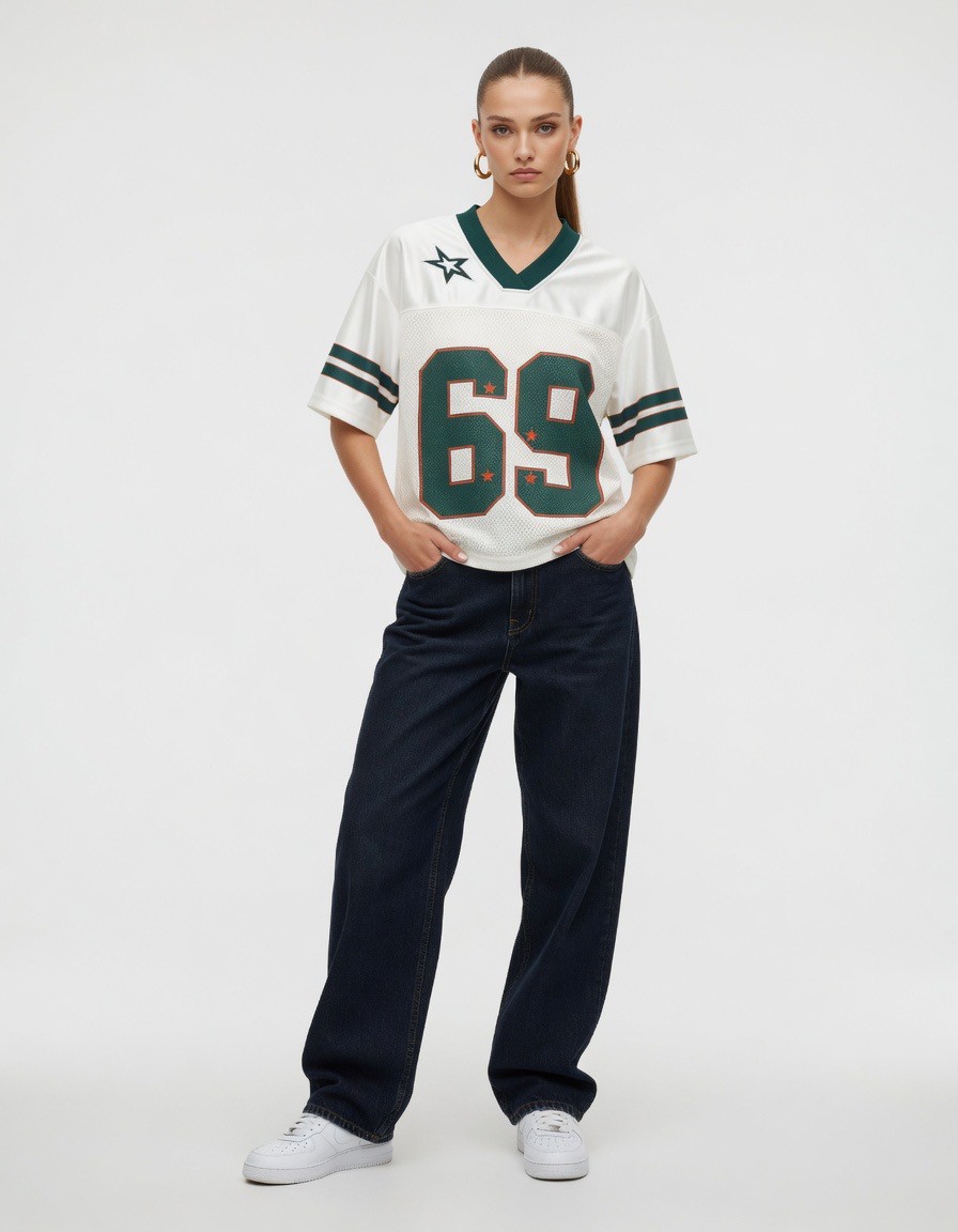 STAR 69 DOWN SHOULDER TEE